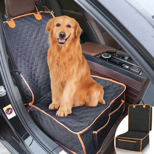 1 Pack Front Seat Car Cover, Waterproof Dog Car Seat Cover - Image 2
