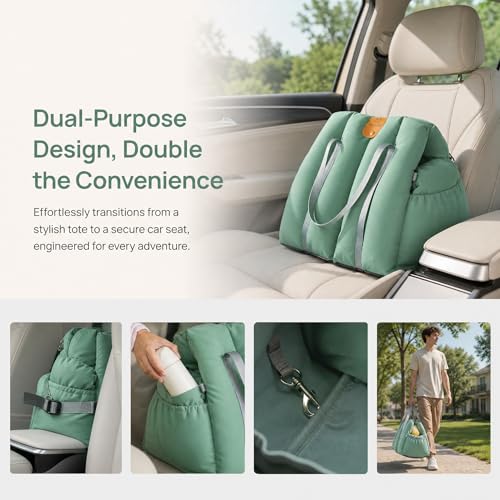 Convertible Pet Car Seat and Carrier, Cat Carrier Po | Pet Travel Esse - Image 5