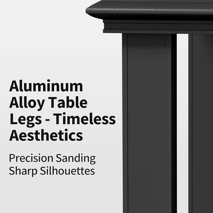Tall Plant Stand Indoor, Modern Black Aluminum Alloy Plant Shelf, Corner Flower Pot Holder Organizer for Living Room, Balcony, Patio, Garden (L11.8 x W11.8 x H27.6 inch)