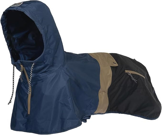 Dog Raincoat with Hood for Medium and Large Dogs - Heavy Rain Resistant Rain Coat for Dogs with 6000mmH2O Waterproof Rating | Lightweight and Adjustable Waterproof Dog Coat | 65 (XL)