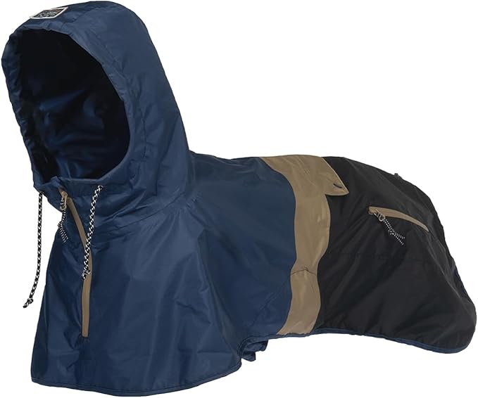 Dog Raincoat with Hood for Medium and Large Dogs - Heavy Rain Resistant Rain Coat for Dogs with 6000mmH2O Waterproof Rating | Lightweight and Adjustable Waterproof Dog Coat | 45 (XS)