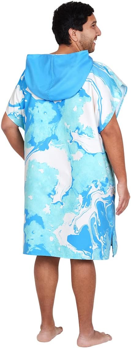 Dock & Bay Adult Poncho - Hooded Towel with Deep Pockets, Changing Robe - Quick Dry - Compact, Lightweight - Includes Bag