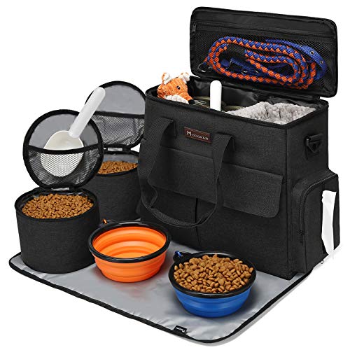 Modoker Weekend Dog Travel Bag Set with 2 Food Bags, | Travel Essentia - Image 2