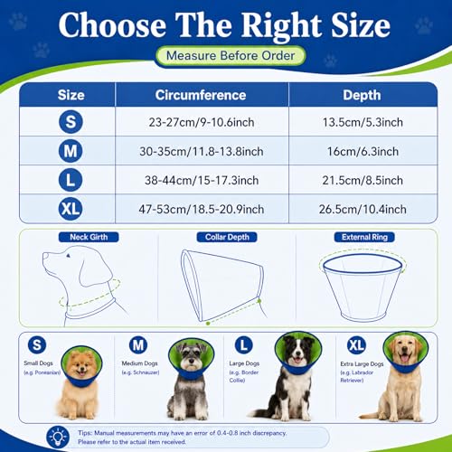 Soft Dog Cone Collar After Surgery, Adjustable Pets | Pet Essentials - Image 6