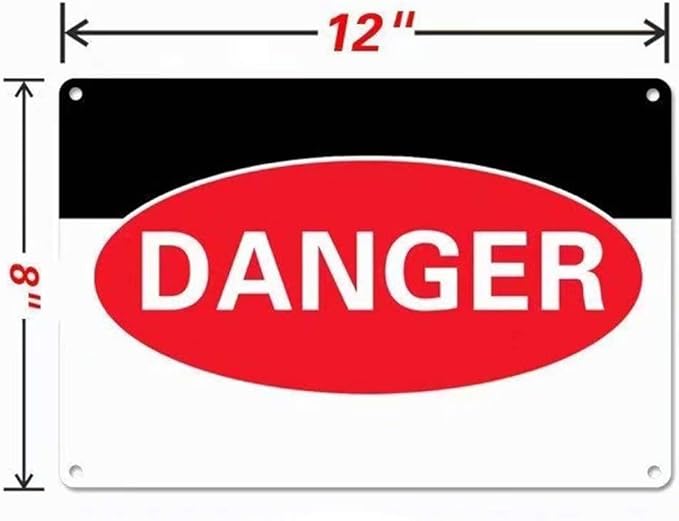 Vincenicy Metal Sign Great Aluminum Tin Sign Laundry Center Rules Use Own Risk Not Liable for Any Damage 8 X 12 Inch