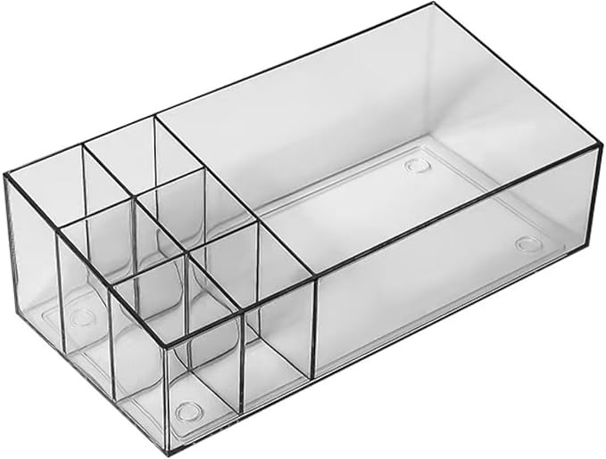 Transparent Acrylic Storage Box, Lipstick, Eye Shadow Plate, Nail Polish Cosmetics Storage - women's Dresser Storage