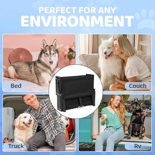 Dog Car Stairs – Portable Non-Slip Pet Stairs for High - Image 6