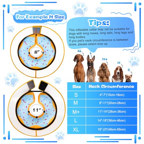 CNEO Inflatable Dog Cone Collar with Detachable Enha | Pet Essentials - Image 8
