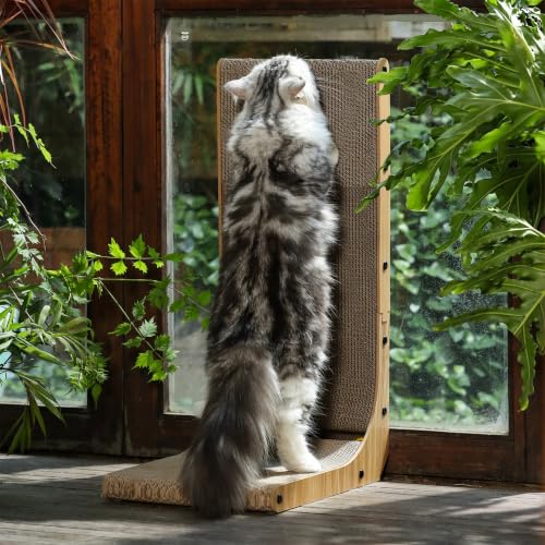 L-shaped cat scratcher for indoor cats - image 6