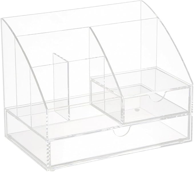 Acrylic Desk Organizer Drawer Makeup Box for Vanity Office Desktop Storage Box