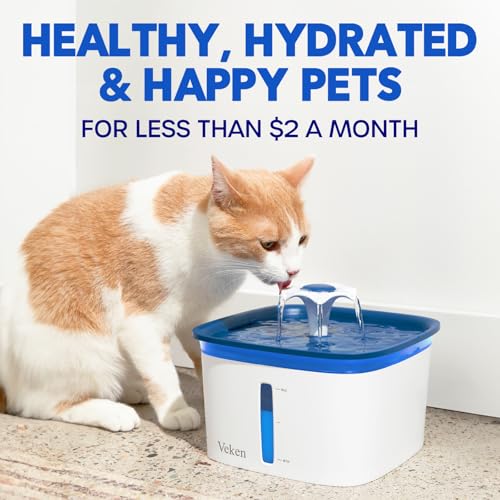 Veken Cat Water Fountain Filters, F1 Series - Image 6