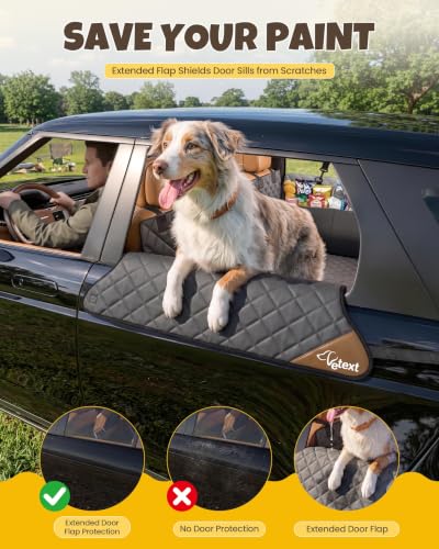 Dog Seat Cover for Back Seat Hard Bottom Dog Car Seat - Image 3