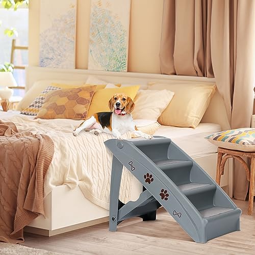 LEMY Foldable Pet Ladder,Pet Stairs with 4 Steps - Image 3