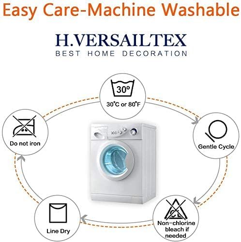 H.VERSAILTEX Velvet Stretch Couch Cushion Cover Plush Cushion Slipcover for Chair Loveseat Sofa Cushion Furniture Protector Seat Cushion Sofa Cover (3 Piece XL Sofa Cushion Covers, Deep Teal)