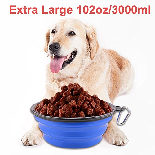 Extra Large Collapsible Dog Bowl, 3L XL Travel Dog B | Travel Essentia - Image 3