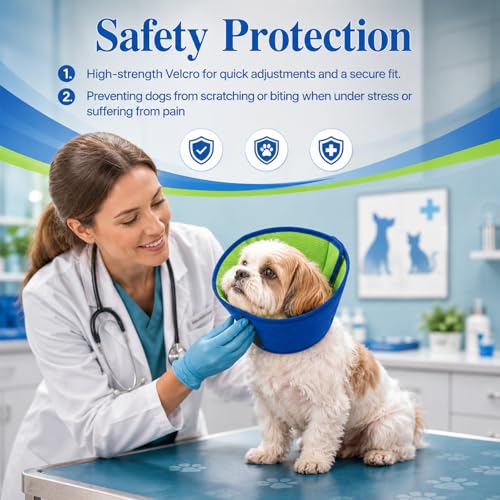 Soft Dog Cone Collar After Surgery, Adjustable Pets | Pet Essentials - Image 4