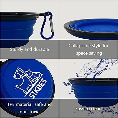 Collapsible Dog Bowl, 10 Pack, Portable, Safe, Reusa | Travel Essentia - Image 6