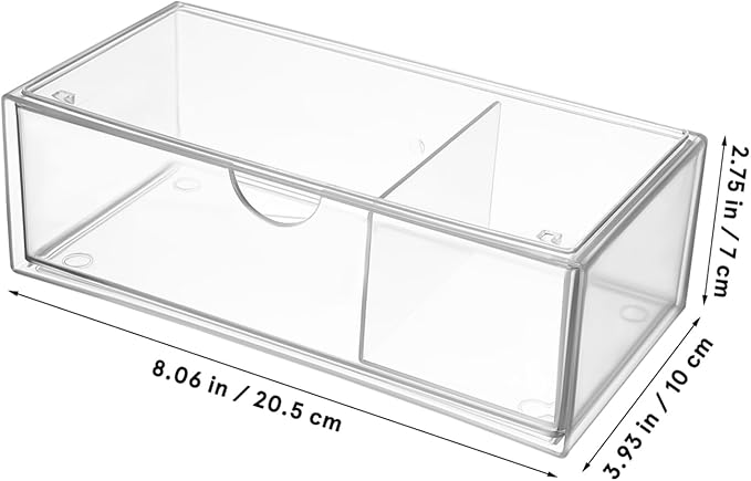 3pcs Makeup Organizer Lid Stackable Lipstick Holder Cosmetic Storage Box for Vanity and Desk for Skincare and Makeup Accessories