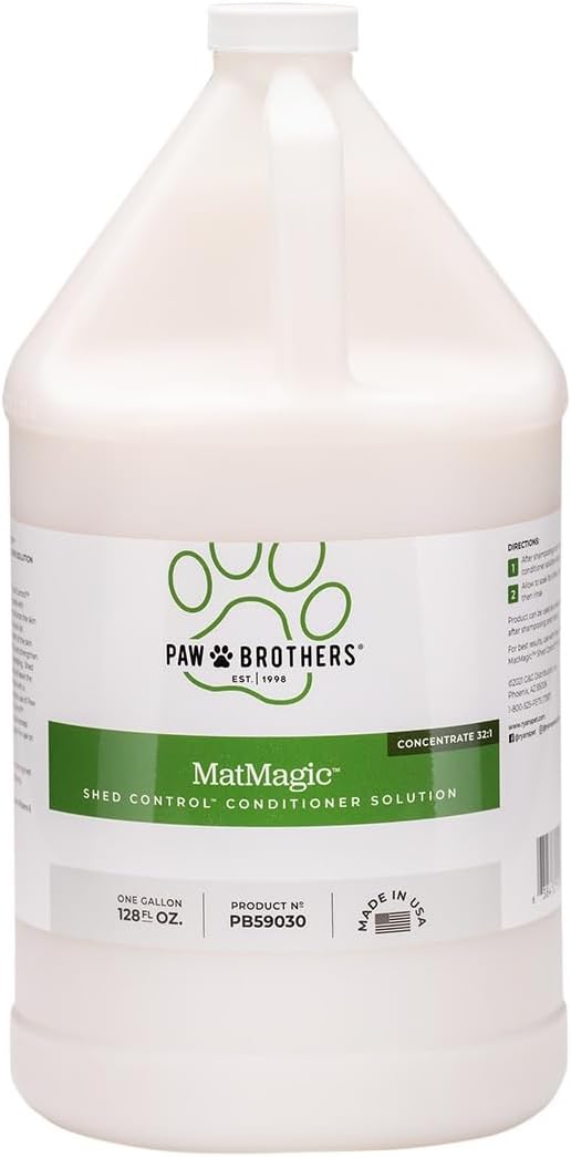 Dog and Cat Grooming Shampoo or Conditioner Natural Refreshing Mat Shed Control Gallons (Conditioner)