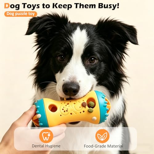 Interactive dog puzzle treat dispensing enrichment toy - image 6