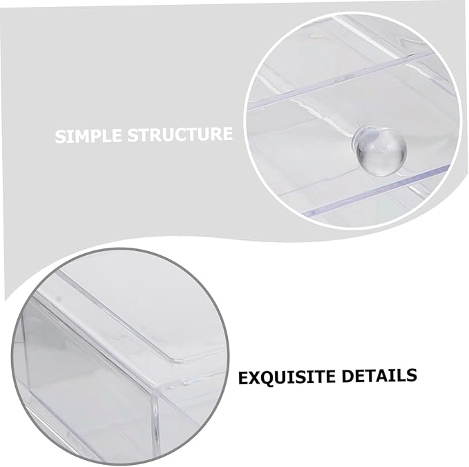 1pc Makeup Storage Organizer Cosmetics Storage Holder Tidy Acrylic Makeup Box