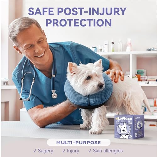 Loflaze Inflatable Dog Cone Collar - Dog Neck Donut Cone - Image 3
