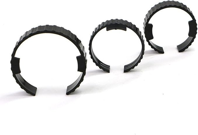Generic 2 Pieces Dryer Hose Spare Rings, Pet Dryer Hose Clamps Wear Resistant Pipe Joint Clamp Replacement Pet Blower Accessory, Style C