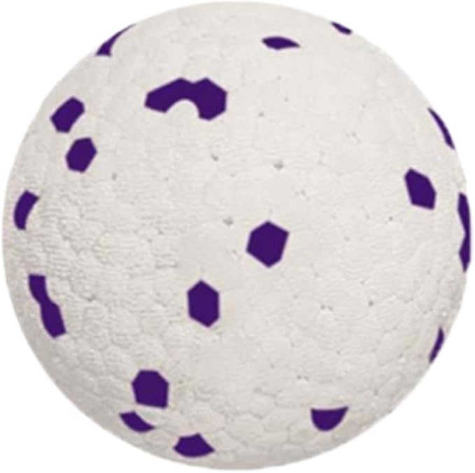 Dog Calming Chew Toy, Durable Aggressive Chewer Ball with Emotional Support Plush, Flying Disc Fetch Toy for Large Medium Dogs, Tough Chew Resistant Ball and Ring, Interactive Pet Toy (White Style2)