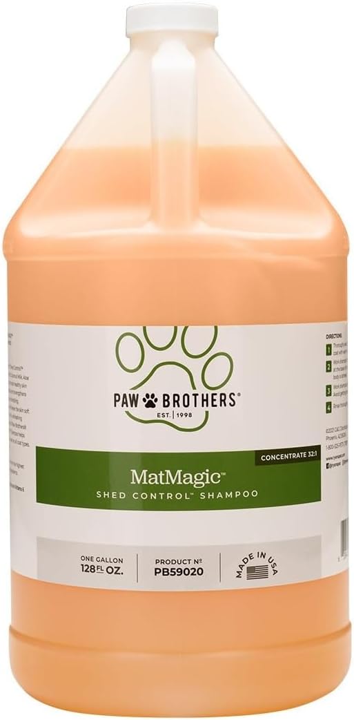 Dog and Cat Grooming Shampoo or Conditioner Natural Refreshing Mat Shed Control Gallons (Shampoo)