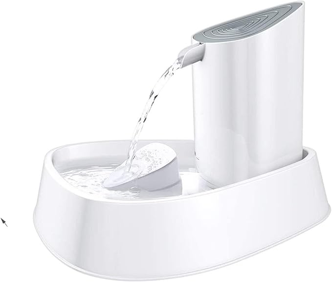Automatic Pet Water Fountain, 1.8L LED Drinking Dispenser for Cats & Dogs with Upgraded Filter