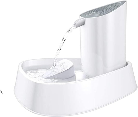 Automatic Pet Water Fountain, 1.8L LED Drinking Dispenser for Cats & Dogs with Upgraded Filter