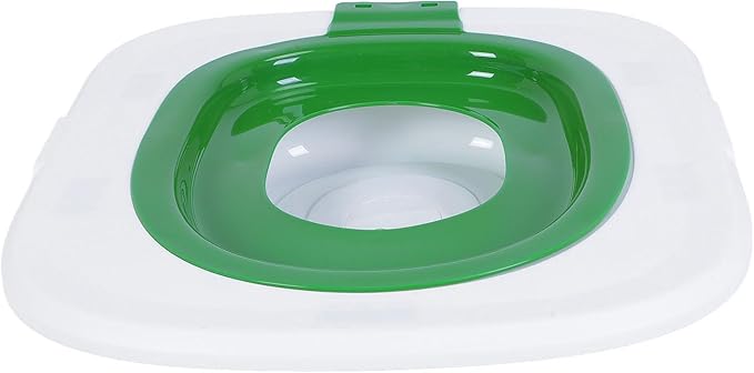 Pilipane Cat Toilet Training Kit Reusable Cat Toilet Trainer Urinal Removable Pet Toilet Training System for Home Pet Shop (Green)