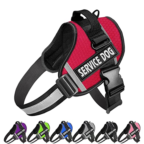 JSXD Dog Harness,No-Pull Service Dog Harness with Handle - Image 2
