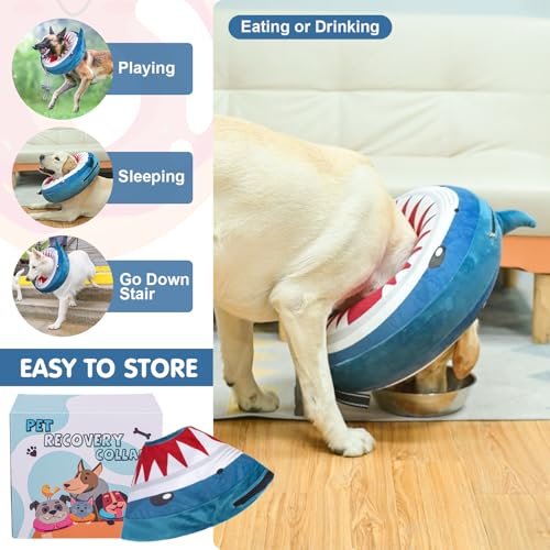 Dog Cone Collar Alternative After Surgery,Pet Neck Donut E‑Collar - Image 6