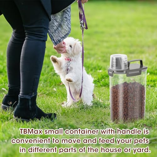 TBMax Small Dog Cat Food Storage Containers 2 Pack, | Travel Essential - Image 6