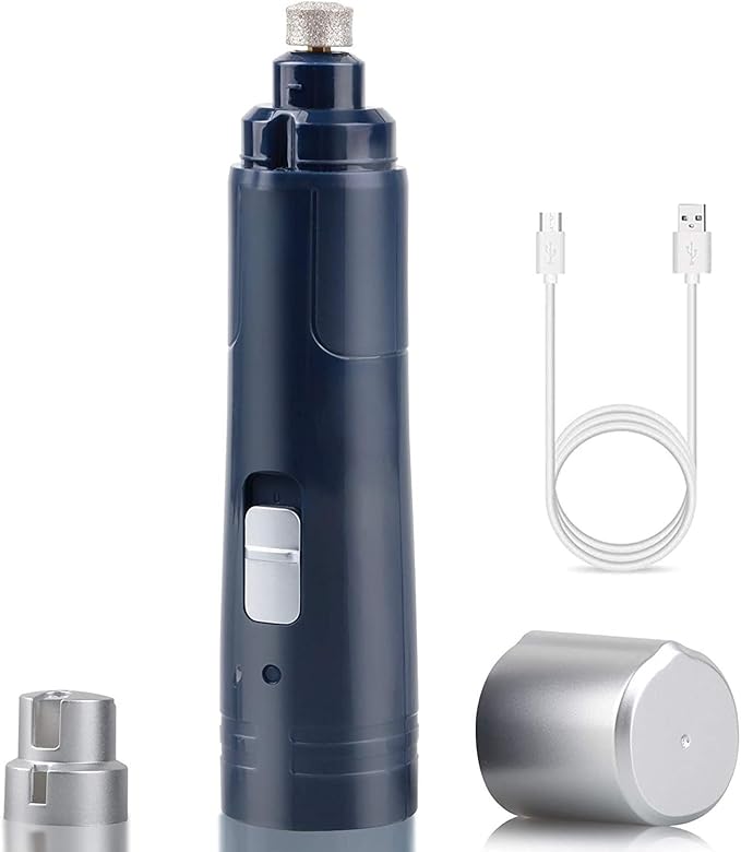 Pet Fountain 3L Clear Cat Water Fountain and Rechargeable 2 Speed Dog Nail Grinder Pet Water Dispenser