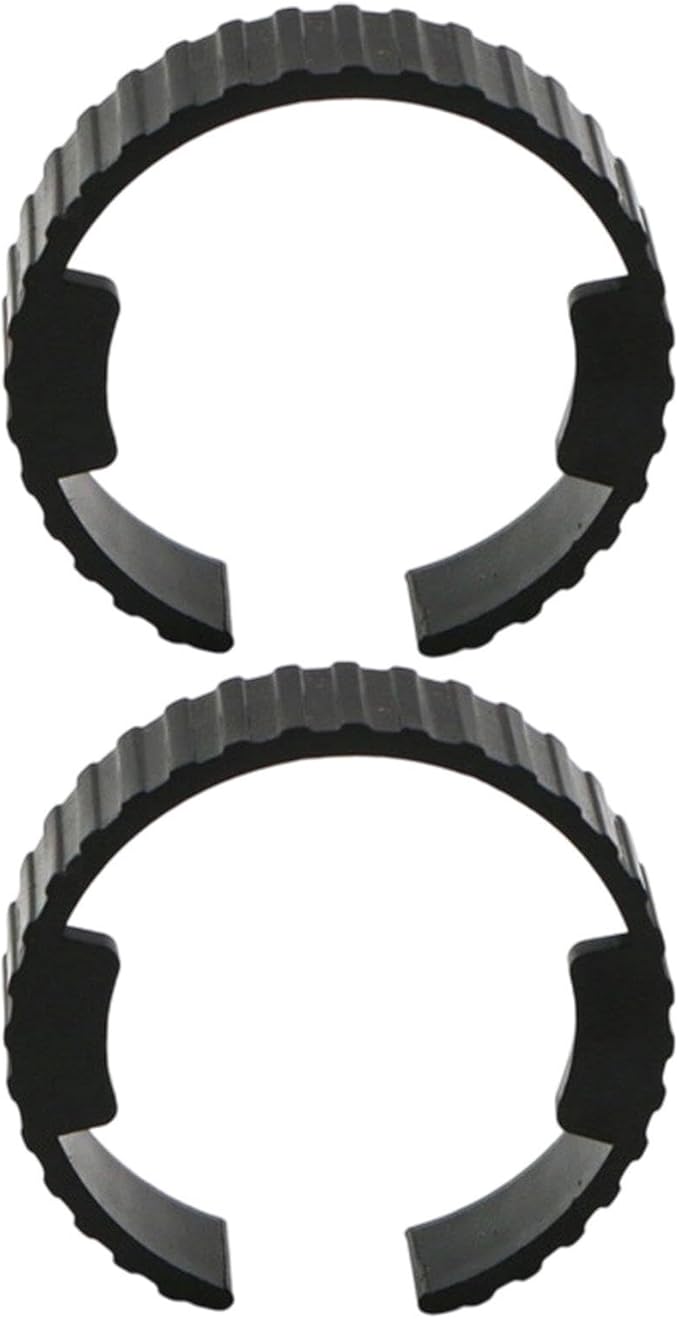 Generic 2 Pieces Dryer Hose Spare Rings, Pet Dryer Hose Clamps Wear Resistant Pipe Joint Clamp Replacement Pet Blower Accessory, Style B