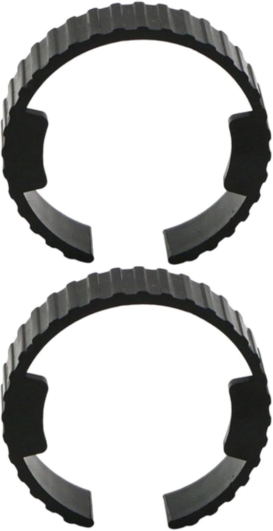 Generic 2 Pieces Dryer Hose Spare Rings, Pet Dryer Hose Clamps Wear Resistant Pipe Joint Clamp Replacement Pet Blower Accessory, Style B