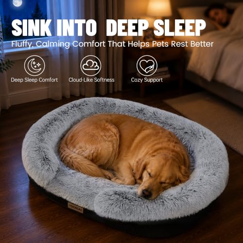 Miorun Fluffy Orthopedic Dog Beds Large Sized Dog, 4 | Pet Safety & Co - Image 6