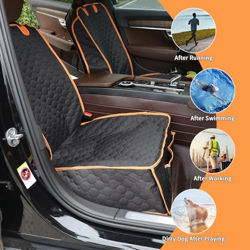 1 Pack Front Seat Car Cover, Waterproof Dog Car Seat Cover - Image 4