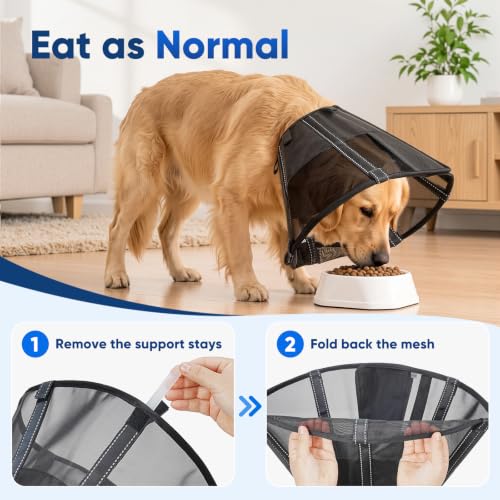Dog Cone Collar Soft Liner to Stop Licking Surgery | Pet Essentials - Image 6
