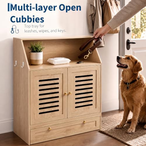 Garvee Dog Feeding Station with Storage & 2 Elevated - Image 7