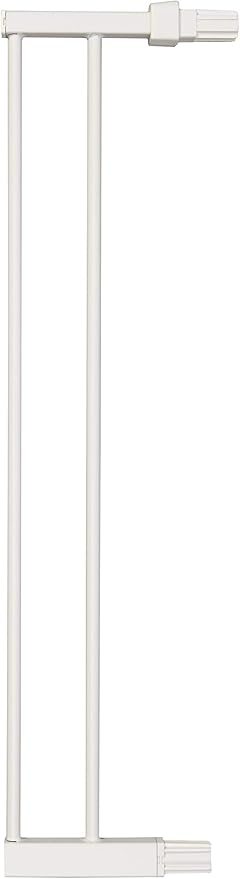 MidWest Homes for Pets Steel Pet Gate Extension; Pet Gate Extension Measures 6' Wide x 29' High in Soft White (Fits MW Model # 2929SW)