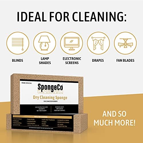 Dry Cleaning Soot Eraser 72 Pack - Pet Hair, Smoke, Dust and Dirt Remover, Chem (72-3x6x3/4)