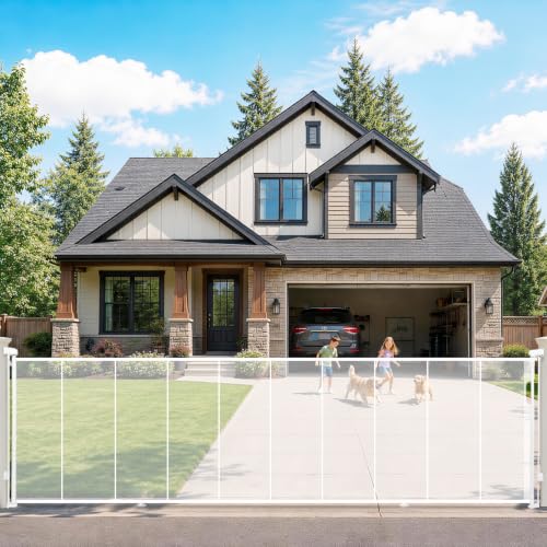 235" Extra Wide Retractable Baby Gates Dog Gate, 47" Tall - Image 2