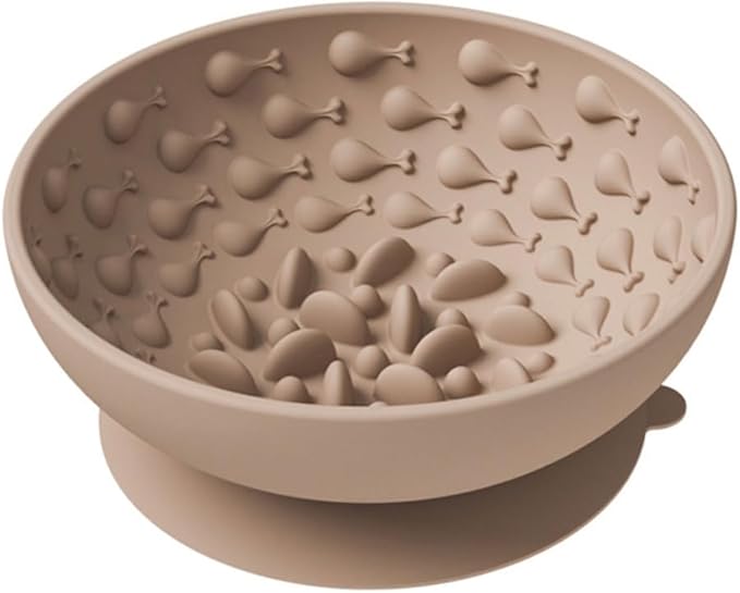 DONGKER Dog Lick Slow Feeder,Non-Slip Silicone Dog Bowl for All Dogs Size Slow Feed Training
