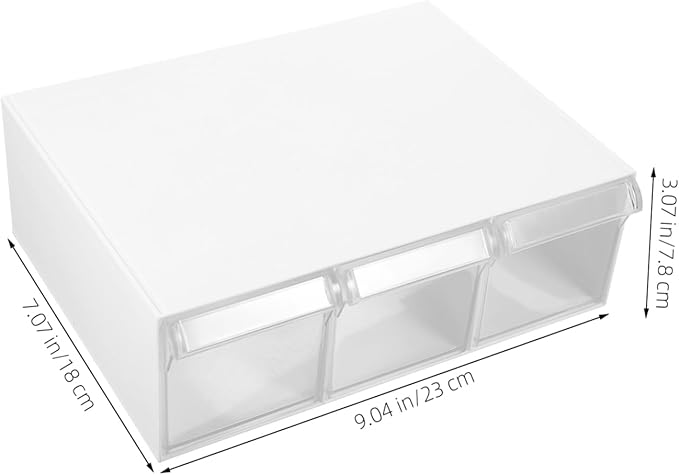 1set Storage Space Desktop Organizers Desk Drawer Organizer Makeup Box