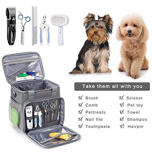 Pet Grooming Bag, Dog Grooming Supplies Organizer Tote Bag - Image 7