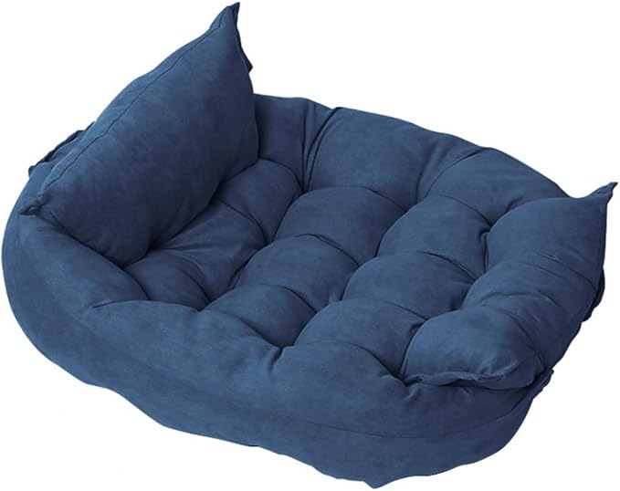 Comfy Calming Dog Beds for Small Medium Large Dogs, Anti Anxiety Dog Bed, Self Warming Dog Bed Outdoor and Indoor, Cat Beds for Indoor Cats, Kennel Bed for Pet (Small(10x12inch),Navy)