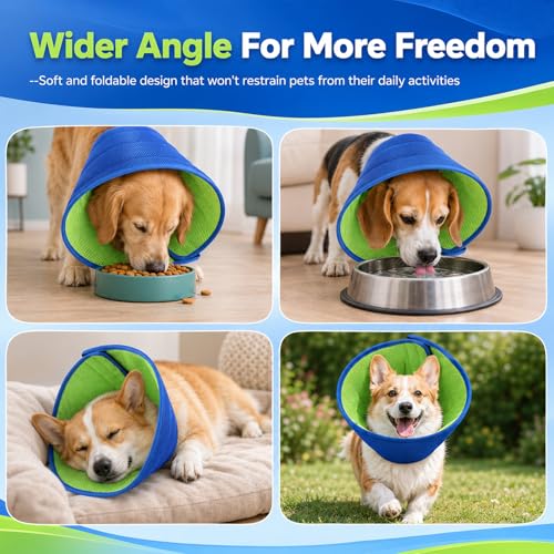 Soft Dog Cone Collar After Surgery, Adjustable Pets | Pet Essentials - Image 5
